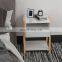 Nightstands Bedroom Set of 2 with Drawer Storage Shelves