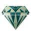 Diamond shape empty latex cosmetic packaging for perfume bottle custom logo magnetic gift essential perfume oil boxs