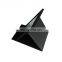 Wholesale PU Black Makeup Solid Leather Mirror with Flexible Lid