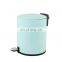 Round comfortable pedal bathroom trash can garbage bin kitchen garbage collection