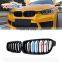 F30 ABS Replacement Gloss M Color Front Grille for BMW 3 Series F30 F31 2012-2018 Front Bumper Grill