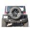 steel and alum alloy texture black front bumper for Jeep Wrangler JK