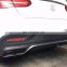 CLY Car bumper For Mercedes-benz GLE class COUPE modified GLE 63 AMG diffuser with exhaust pipe