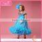 Breathable kids feather dress costume