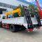 Made in China Dongfeng Kingrun 4x2 4x4 truck mounted 5ton 6.3ton 7ton 8ton crane for sale