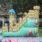 Widely used commercial inflatable bouncy castle with water slide princess theme slide inflatable