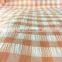 wholesale fabrics suppliers gingham pink plaid rayon cotton polyester crepe fabric dress