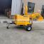 Map Cheap 40hp Double Hydraulic Feeding Wood Chipper with Combined Dashboard