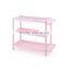 Grid design 3 layer plastic shoe and umbrella storage rack shoe rack