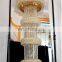 Glass Lighting Big Crystal Chandelier LED Lamp For Hotel Bedroom Hotel