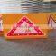 Direct Manufacture Customized Solar LED Traffic Warning Sign