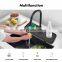 custom kitchen faucet absorbent mat sink splash guard handle drip catcher tray silicone faucet sink drying mat