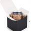 Wholesale black accept custom sizes small product cardboard packaging box for cosmetic jar box