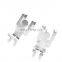 2Pc Stainless Steel Storage Rack for Kitchen Lovers Shaped Hooks Hanger Clothes Towel Home Cabinet Door Hanger Rack Tool