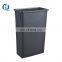 90L Household Slim Garbage Bin Waste Paper Trash Basket Plastic Dustbin