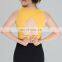S-5XL Plus Size Gym High Support Yoga Tops Custom Logo Open Backless Crop Sports Bras