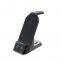 5 in 1 mobile phone holder wireless charging magnetic desktop portable fast wireless charger with alarm clock