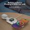 foldable wireless charger 15w fast charging wireless charger speaker Fast Charging Strong Magnetic 3 in 1 Wireless Charger