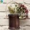 Trade Assuranvintage home decor hanging rope latern with rose gold color metal handle Personalized Colored Votive Candle Holders                        
                                                Quality Choice