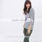 New arrival stripe t shirt high quality OEM service fashion women long sleeve new t shirt design TS044