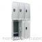 Lockers con puertas colores 3 cuerpos doble 15 puertas casilleros lockers metalicos industrial