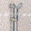 Modern Chrome Bathroom Stylish Shower Slider Rail Kit Set Suitable for low pressure systems