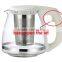 glass tea pot with filter