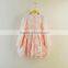 2015 hot sale children clothing elegant wedding flower girls pink lace dress