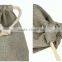 Reusable plain jute bag /jute drawstring bag/ promotion bag