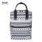 geometric pattern 600d polyester backpack