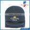 embroidery knit beanie with visor