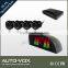 4 sensor high brightness LED car parking sensor system