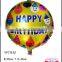 18inch happy birthday foil balloon