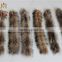 100%Factory direct sale Genuine Raccoon Dog Fur Trimming Strips for Hoods
