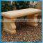 Cast stone garden furniture