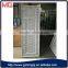 Bathroom door with frosted glass entry design