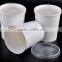 Paper soup mug with lid and spoon