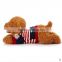 Cute Grovelling Soft Plush Animals Dog Toy With Sweater