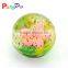 Flower in clear bouncy ball china factory direct sale