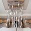Hot selling hotel crystals hanging lights for modern decorative