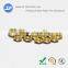 Brass nut and hand twist the screw copper of brass fittings, small parts lathe processing manufacturer