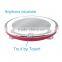 Round Touch LED Wall mounted Bathroom Makeup mirror with magnification