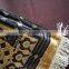 hot selling chenille jacquard muslim prayer mat with foam backing and zipper