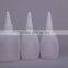 empty pe plastic super glue bottle fitting packing