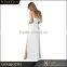 New Design Custom Made long black evening dress
