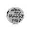 3 Colors Will You Marry Me Propose Marriage Stainless Steel European Charm Beads For DIY Fashion Jewelry Making SEB-LG507