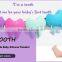 Wholesale BPA Free Food Grade Silicone Teething Pendant for Baby Chew Silicone Pendant