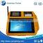 android pos termianl machine with thermal printer/ camera, 2D Barcode Scanner, FingerPrint Scanner