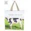 Esschert Design Farm Animal shape print cotton shopping bag