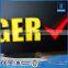 Outdoor Advertising Durable Vacuum forming block format Logo and Letter sign